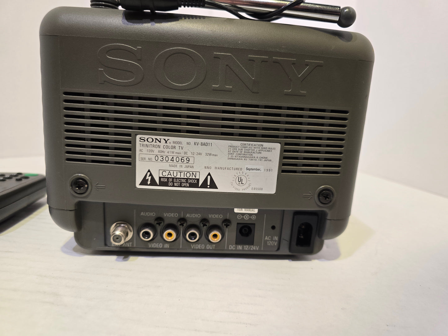 8" Sony KV-8AD11 (Restored!)